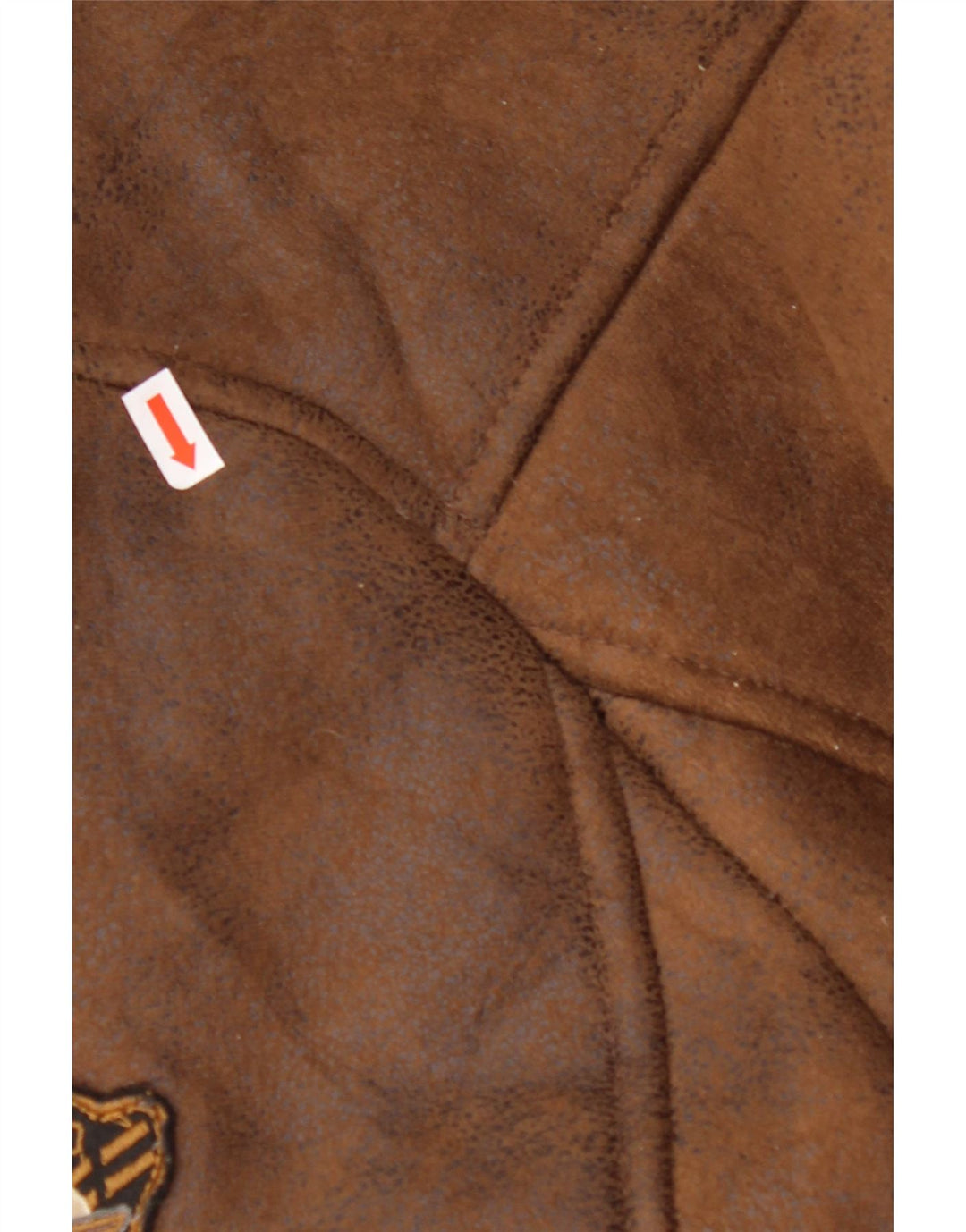 AERONAUTICA MILITARE Herre Flight Sherpa Jacket UK 36 Small Brown Polyester