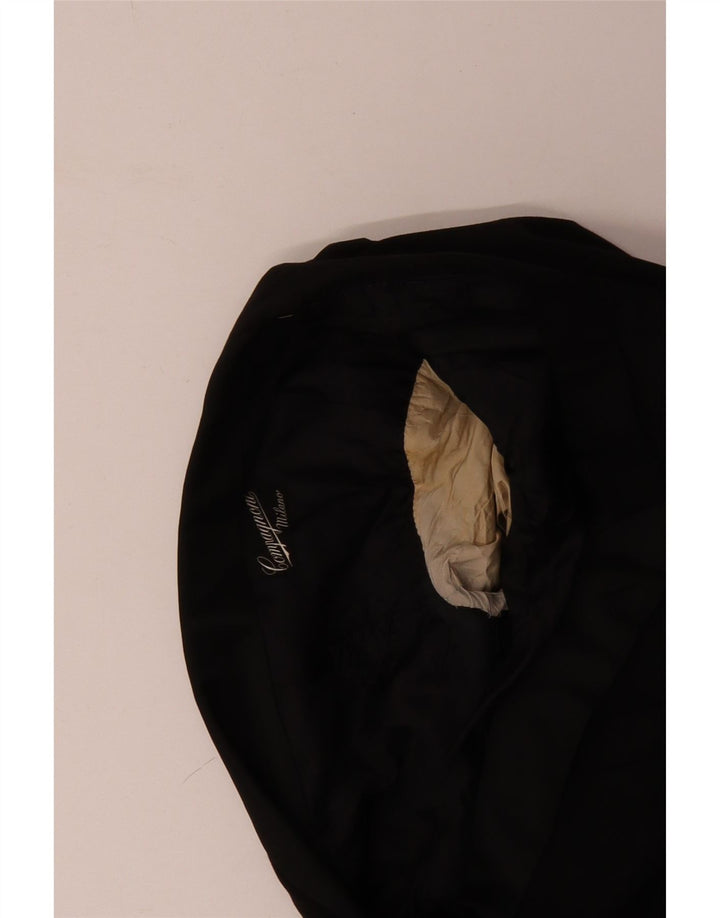 Vintage blazerjakke til mænd med 1 knap UK 38 Medium Sort