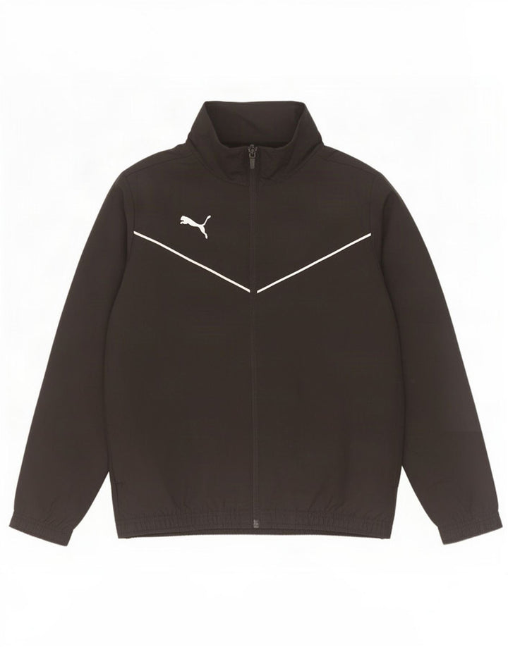 Puma Drenge Træningsdragt Topjakke 11-12 År Sort Polyester