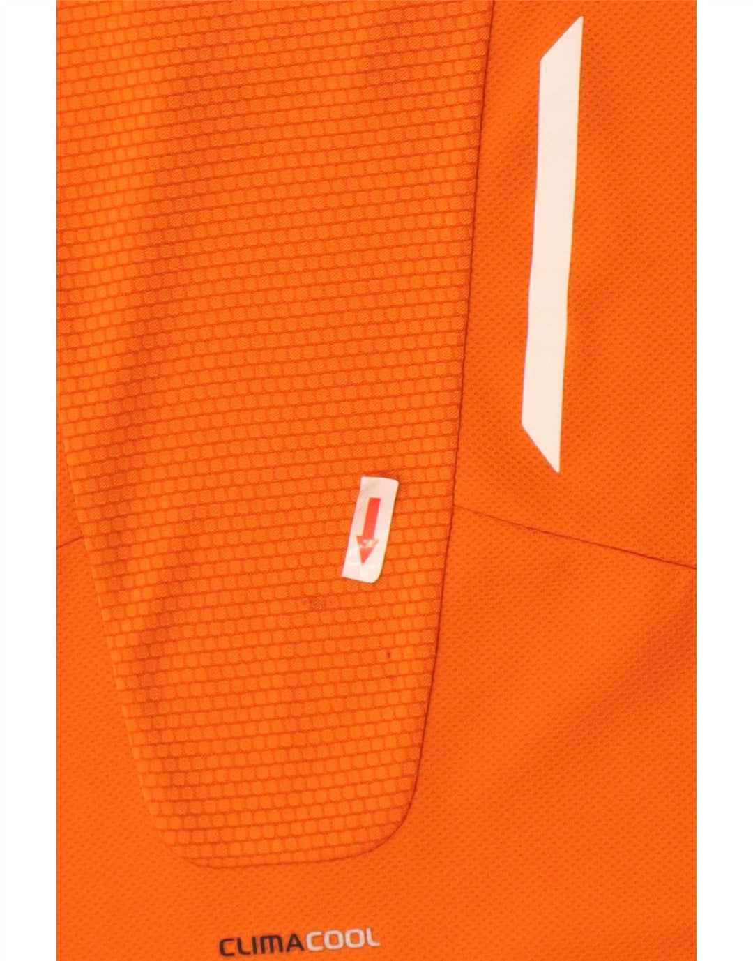 Adidas Herre Clima 365 T-Shirt Top Stor Orange Colourblock Polyester