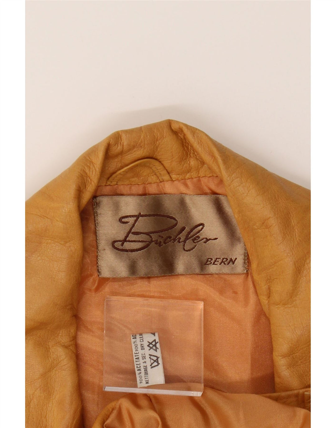 VINTAGE Womens Trench Coat UK 10 Small Brown Acrylic Vintage Vintage and Second-Hand Vintage from Messina Hembry 