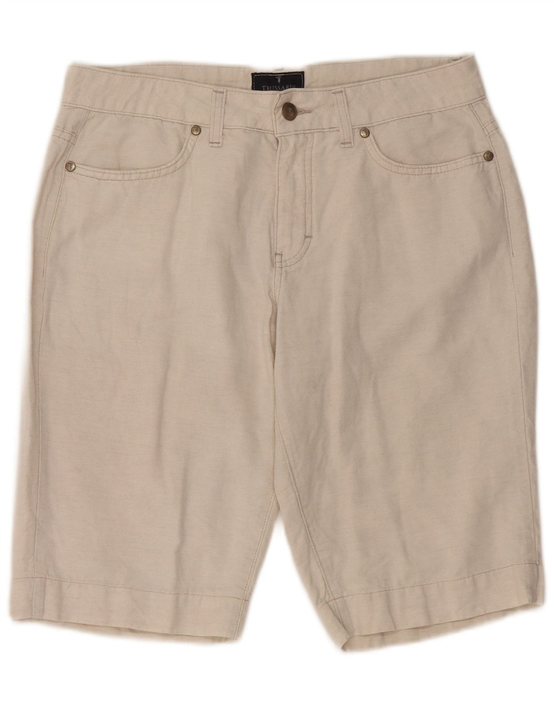 TRUSSARDI Casual Shorts til kvinder W30 Medium Beige