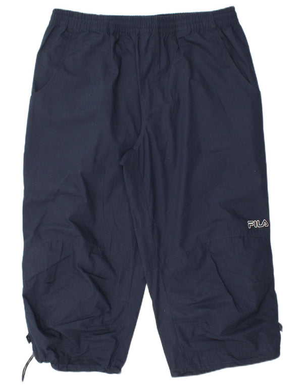 Fila Herre Capri træningsdragt Bukser Large Navy Blue Polyester