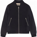 Zara Herre Bomber Jacket UK 40 Large Navy Blue Colourblock
