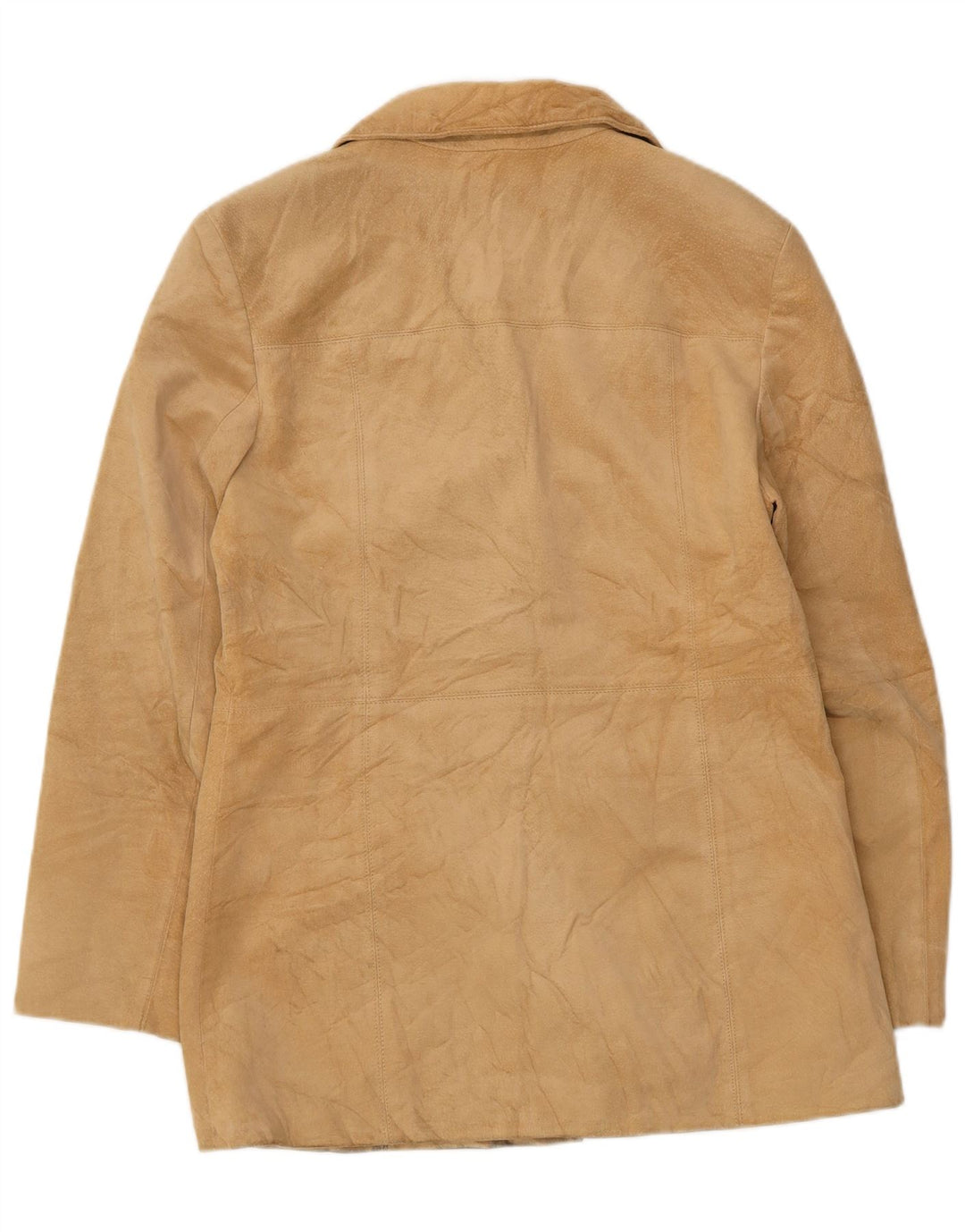 Conbipel Dame Ruskind Overfrakke IT 50 XL Beige Læder