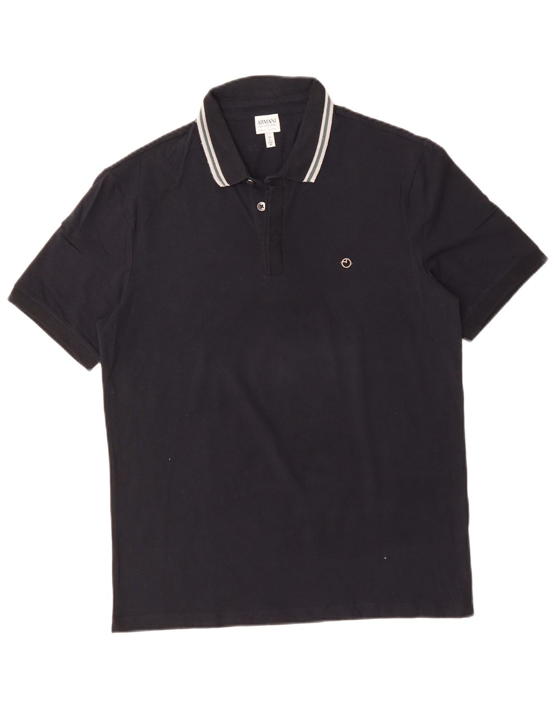 ARMANI COLLEZIONI Poloskjorte til mænd Medium Navyblå