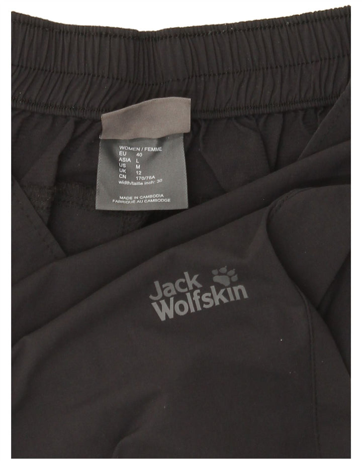 Jack Wolfskin Bermuda Shorts til kvinder UK 12 Medium W32 Sort