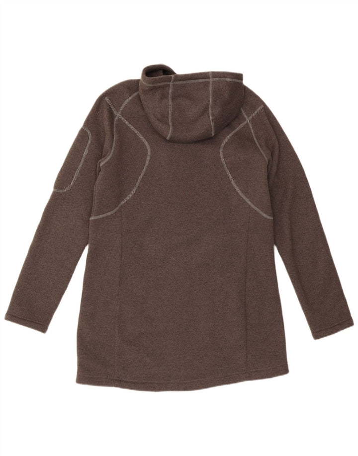 JACK WOLFSKIN Dame Hættetræningsdragt Topjakke UK 16 Stor Brun