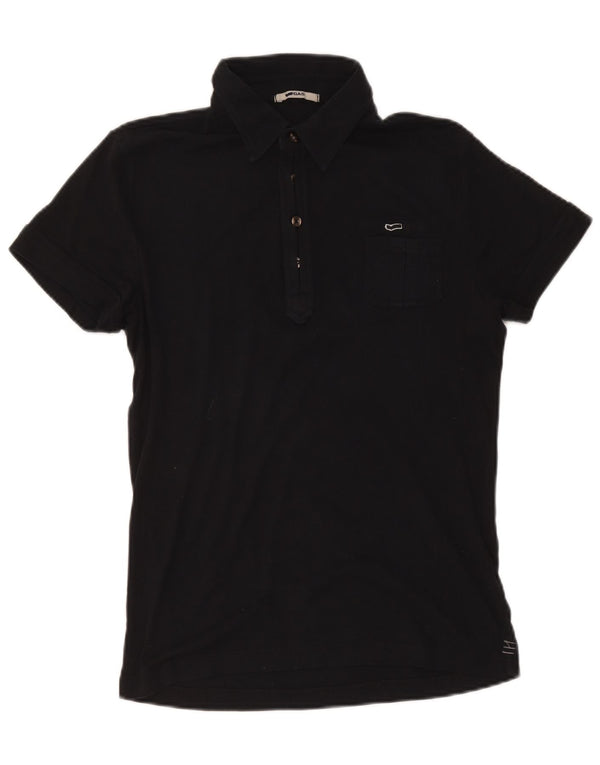 Gas Dame Polo Shirt UK 10 Small Black Bomuld