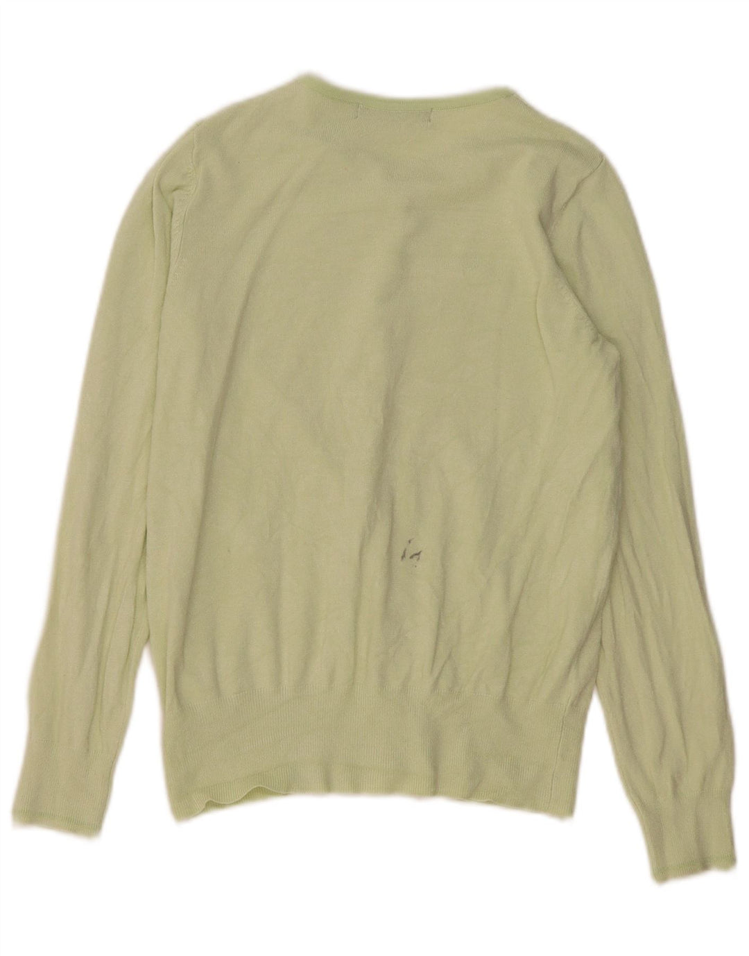 Marks & Spencer Dame Cardigan Sweater UK 12 Medium Green Viscose