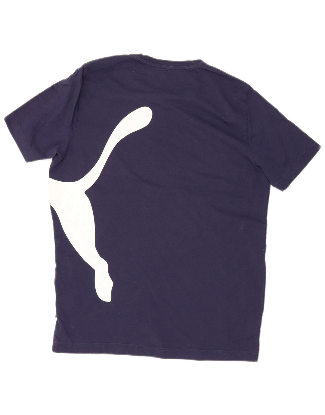 Puma Herre grafisk T-shirt top lille marineblå bomuld