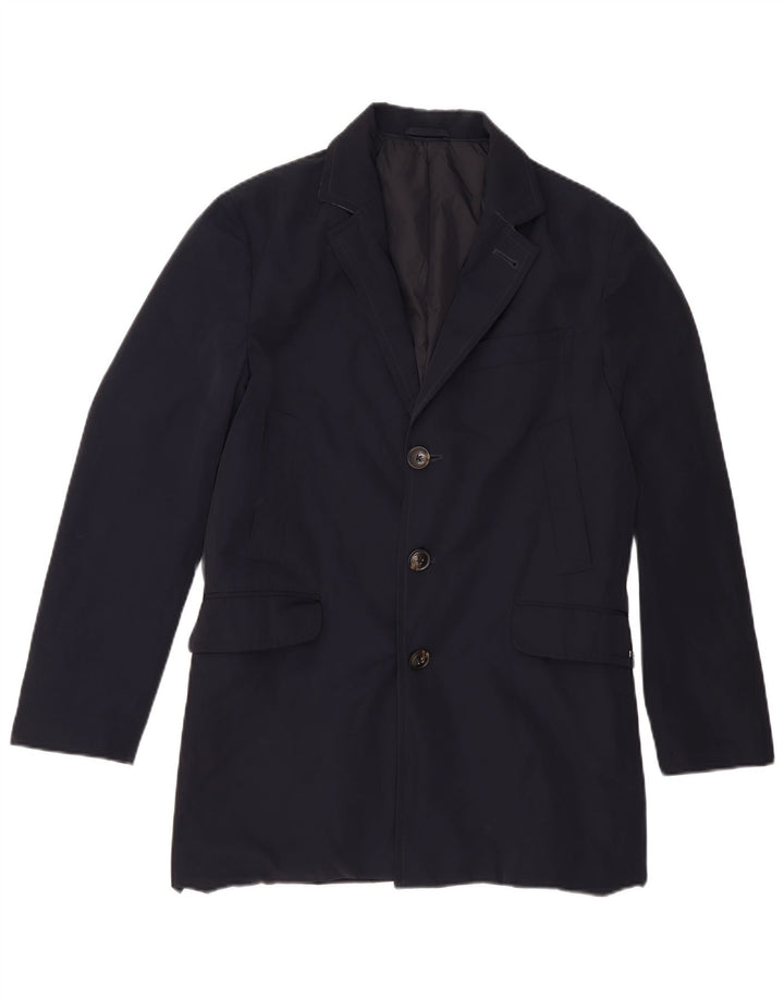 Liu Jo Herre 3-knaps blazerjakke IT 48 Mellem marineblå polyester