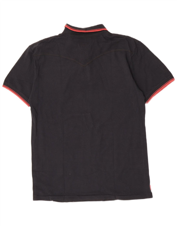 Levi's herre poloshirt 2XL sort bomuld