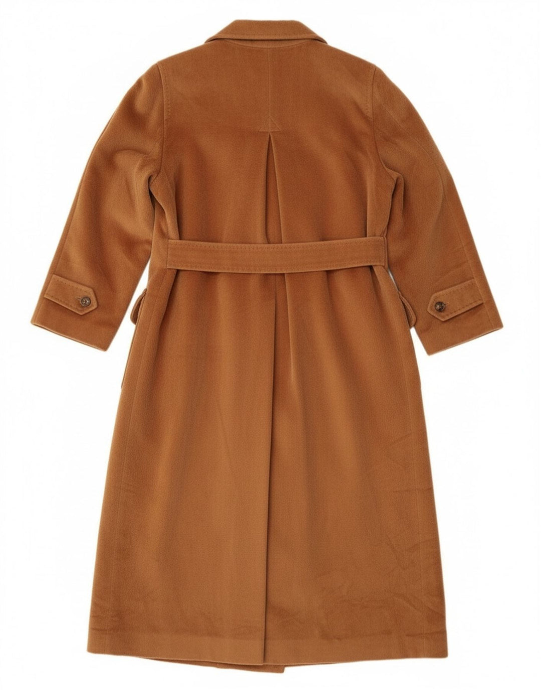 Piacenza dobbeltradet frakke til kvinder UK 14 Stor brun uld