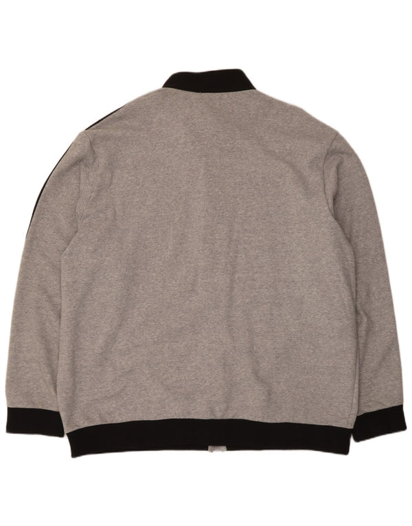 Adidas Træningsdragt til mænd Topjakke 2XL Grå Colourblock Bomuld