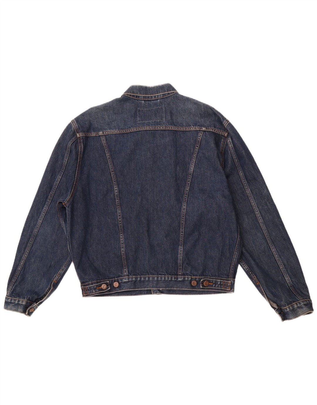 WRANGLER Denimjakke til mænd UK 40 Stor marineblå bomuld