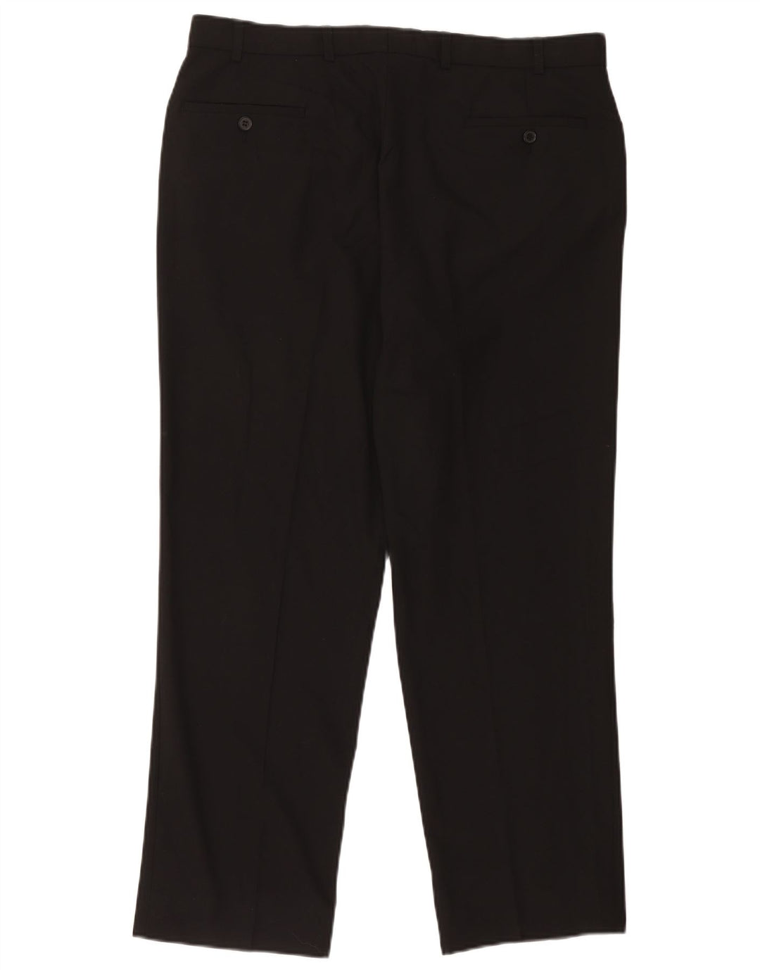 Marks & Spencer Straight Casual bukser til mænd W36 L29 sort polyester