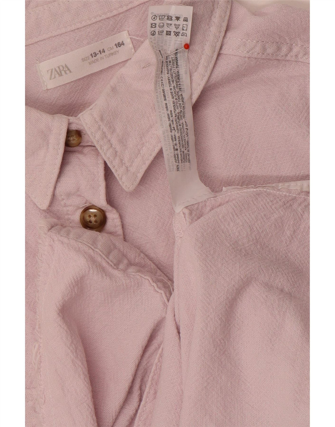 Zara Pigeskjorte 13-14 år Pink Bomuld