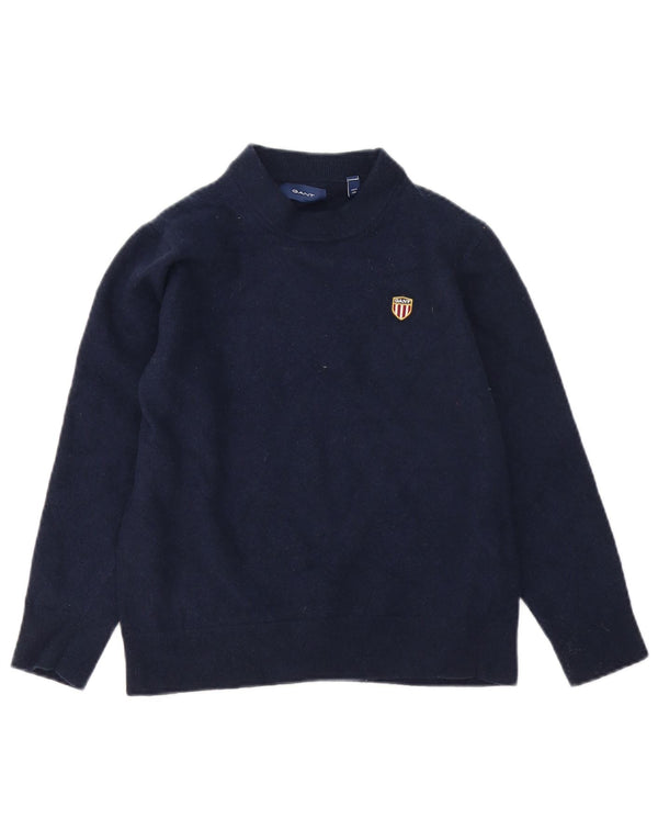 Gant Boys Turtle Neck Sweater 11-12 år Marineblå lammeuld