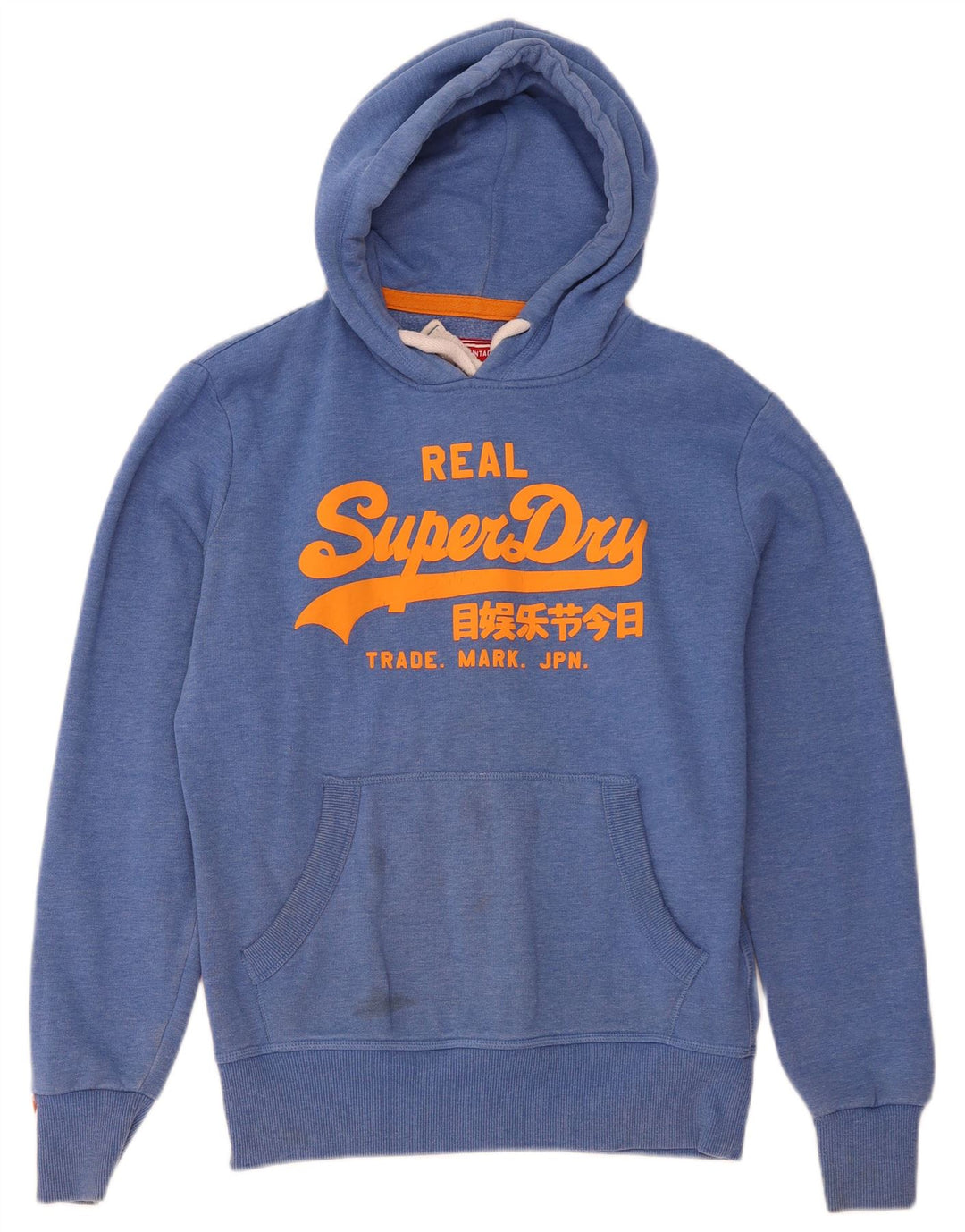 Superdry Grafisk hættetrøje til mænd mellemblå bomuld