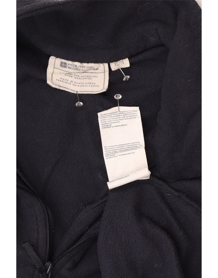 MOUNTAIN WAREHOUSE Fleecetrøje til mænd med lynlås XL Marineblå polyester