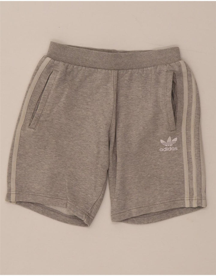 Adidas drenge sportsshorts 11-12 år Grå bomuld