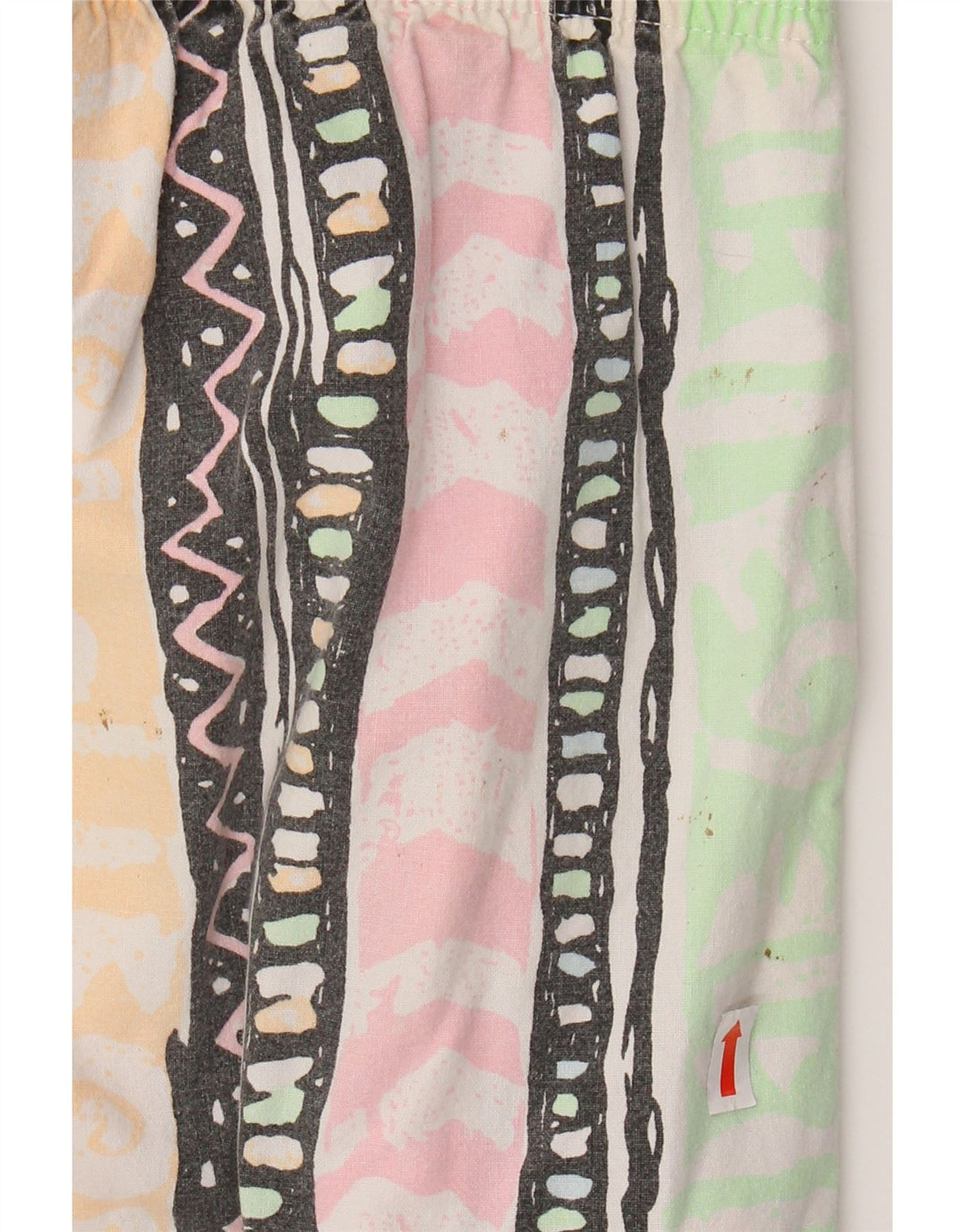 Blues kvinders højtaljede koniske bukser W34 L31 Flerfarvet geometrisk