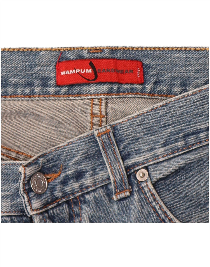 Wampum Straight Jeans til mænd W32 L34 Blå