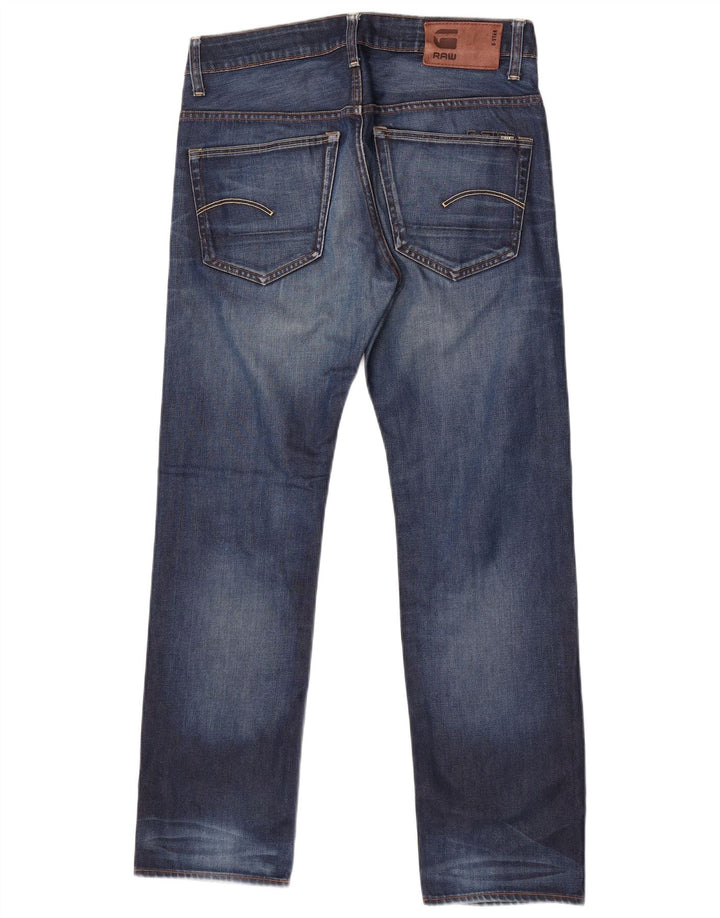 G-Star Herre 3301 Straight Jeans W32 L30 Blå Bomuld