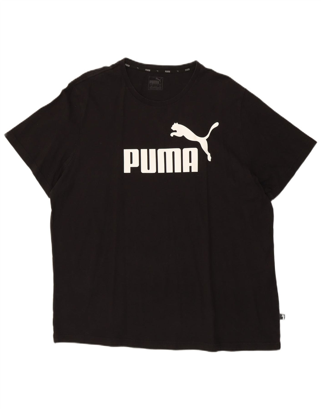 Puma Herre Grafisk T-Shirt Top 2XL Sort