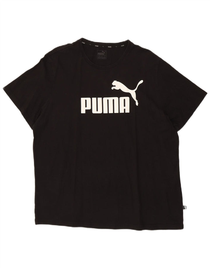 Puma Herre Grafisk T-Shirt Top 2XL Sort