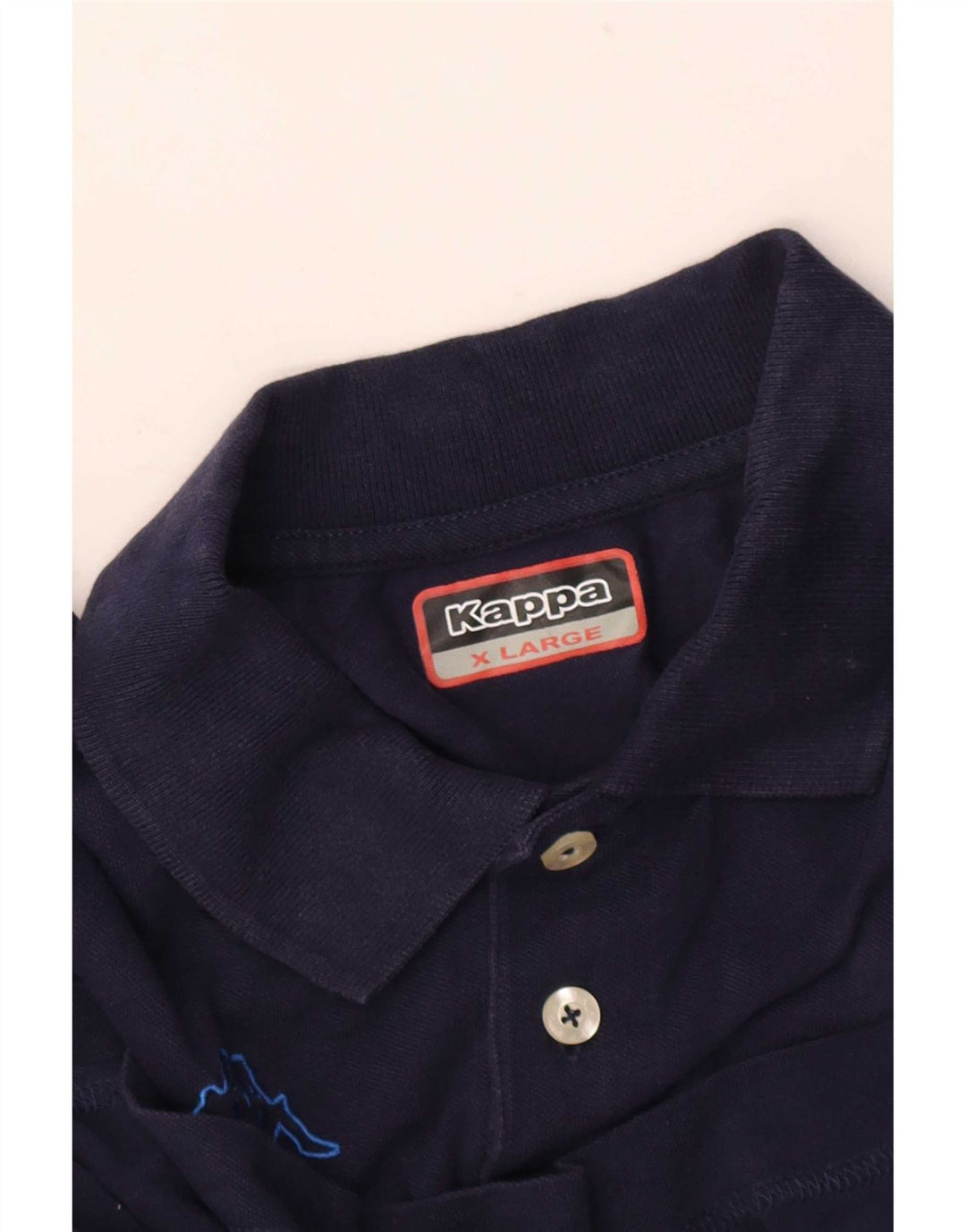 Kappa herre poloshirt XL marineblå