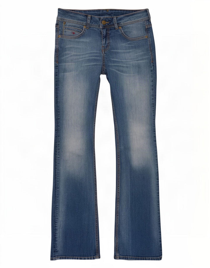 Tommy Hilfiger Dame Bootcut Jeans W32 L33 Blå