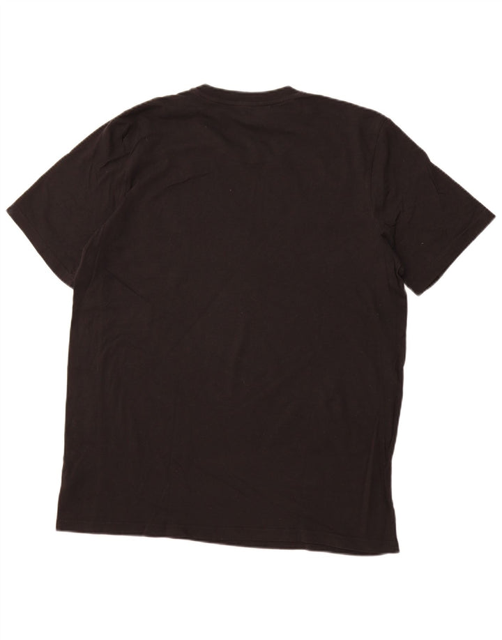 ADIDAS Herre T-Shirt Top Stor Sort Bomuld