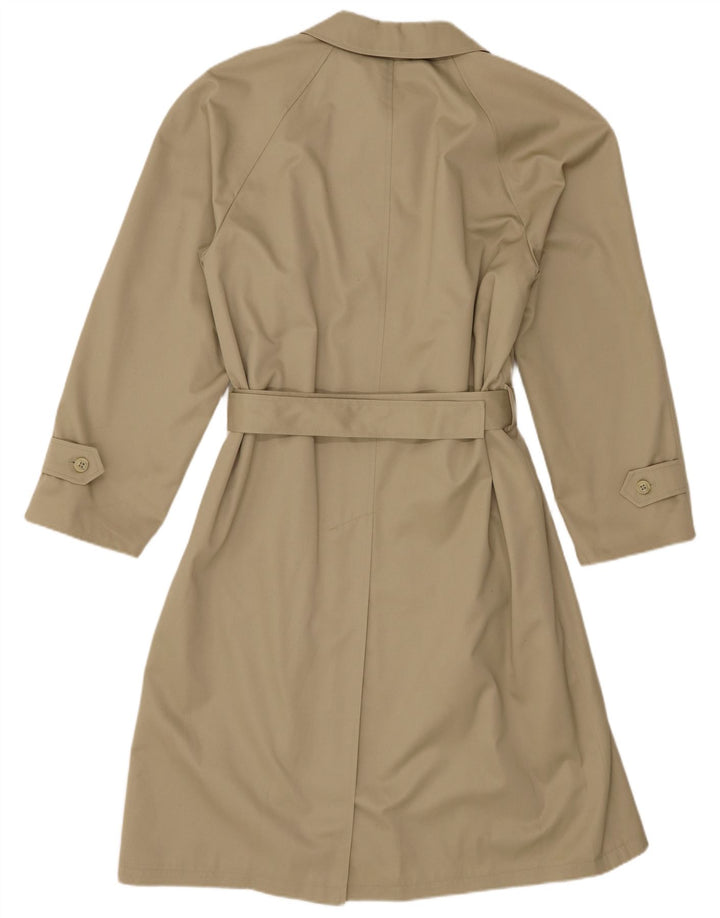 Vintage Trench Coat til mænd IT 46 Small Beige Polyester