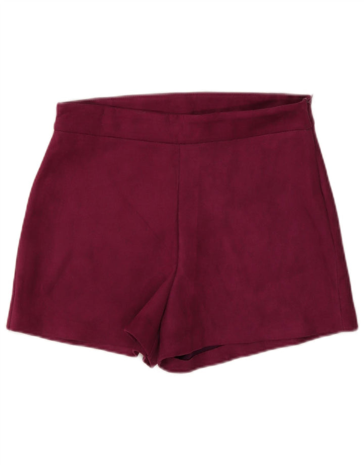 Zara Casual Shorts til kvinder Small W26 Pink Polyester