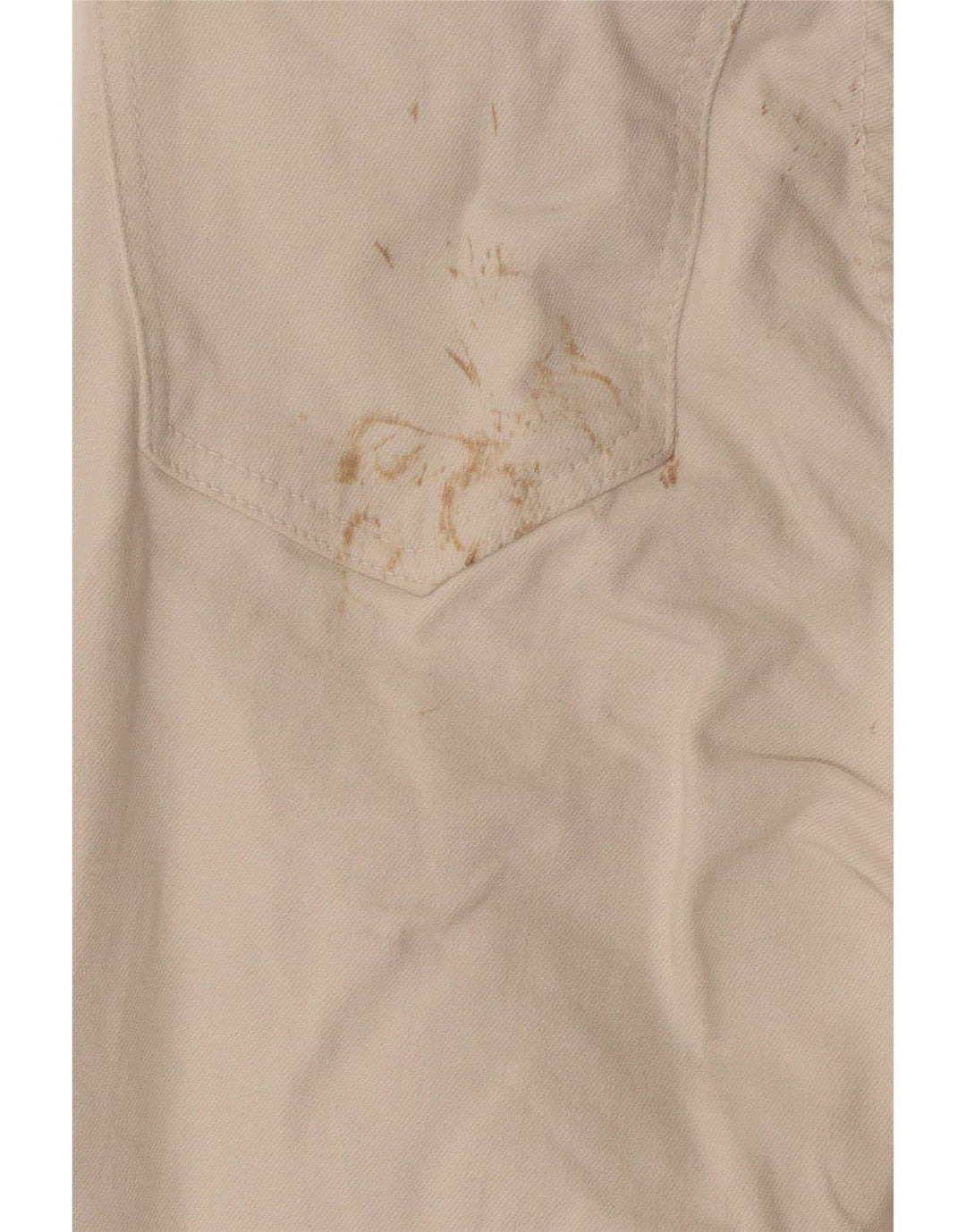 Zara Herre Flared Jeans EU 36 XS W26 L25 Hvid