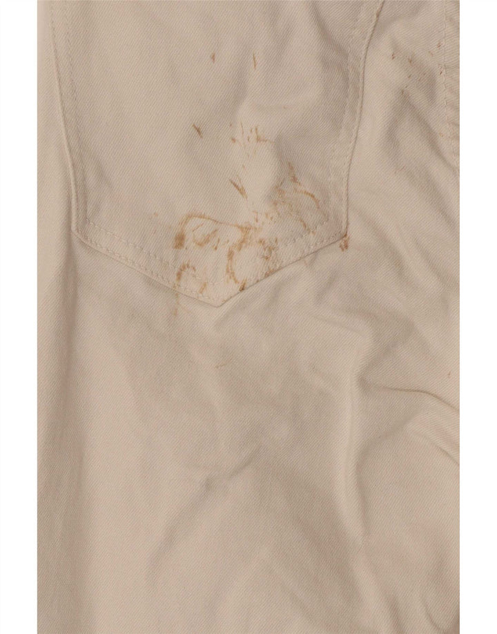 Zara Herre Flared Jeans EU 36 XS W26 L25 Hvid