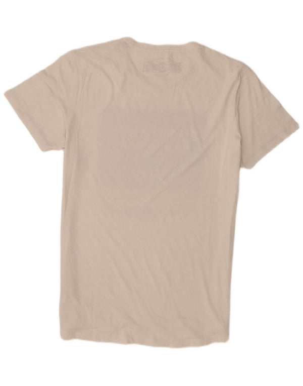 Jack & Jones Herre grafisk T-shirt Top XL Hvid Bomuld