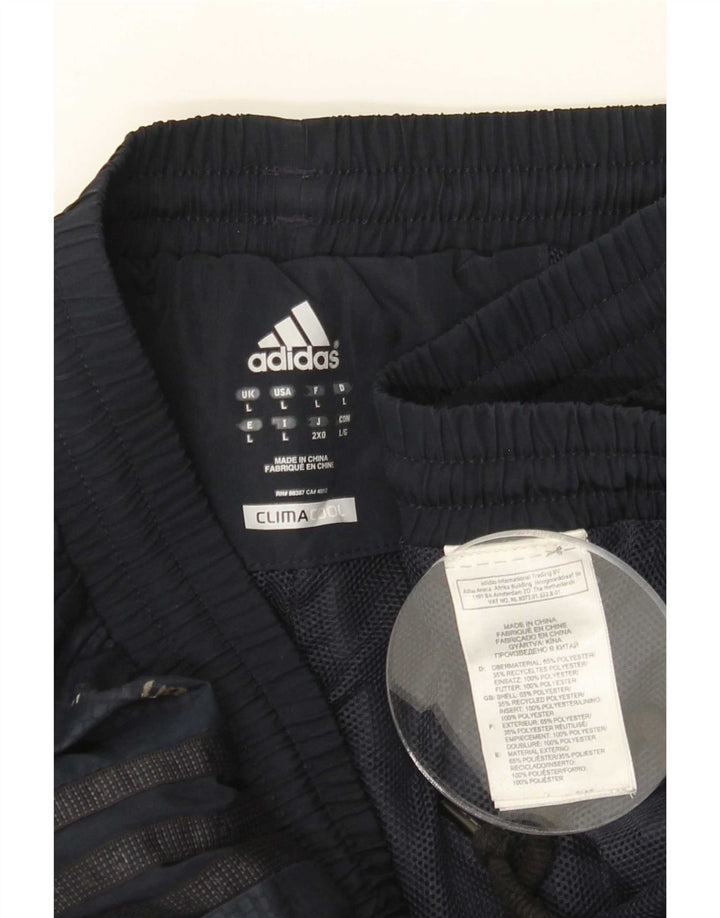 Adidas Herre træningsdragt Bukser Joggers Large Navy Blue Polyester