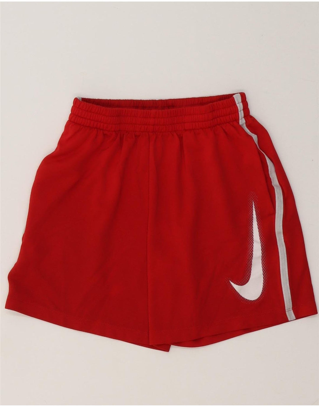 Nike drenge Dri Fit grafiske sportsshorts 10-11 år Medium rød polyester