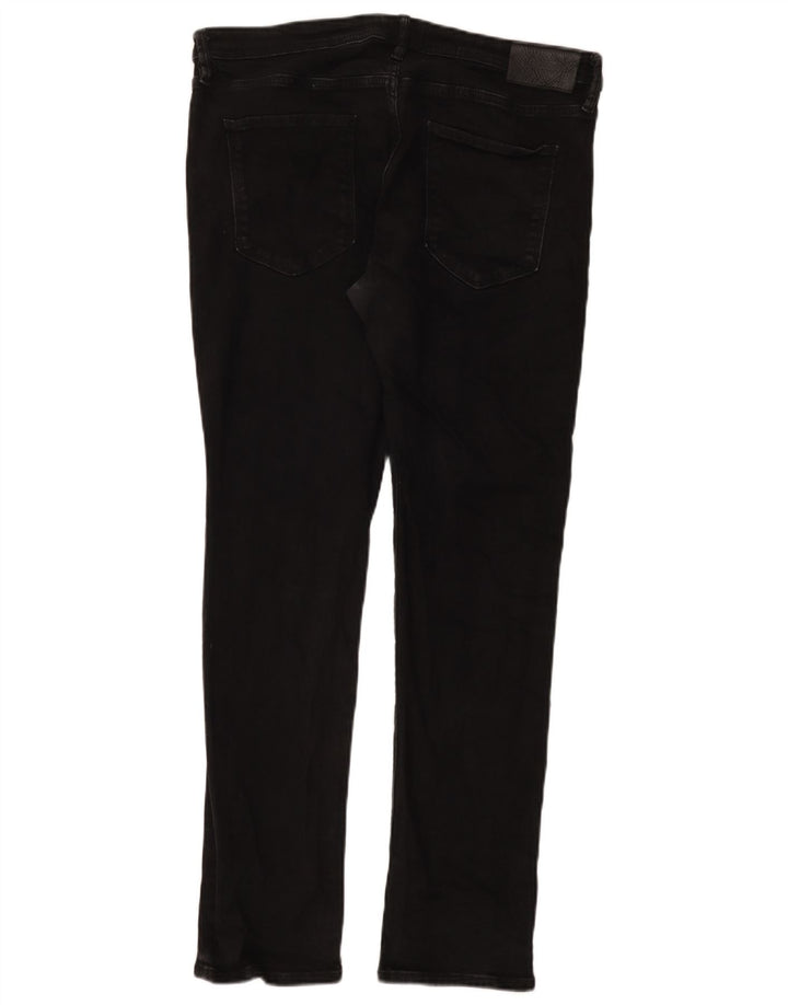 Jack & Jones Herre Slim Jeans W36 L32 Sort Bomuld