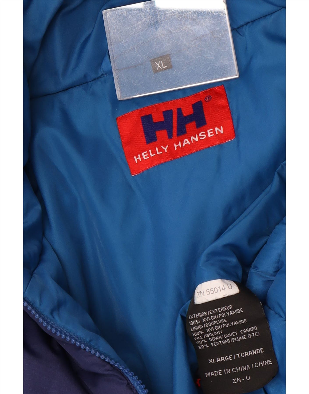 Helly Hansen Polstret Herrejakke UK 42 XL Blå Colourblock Nylon