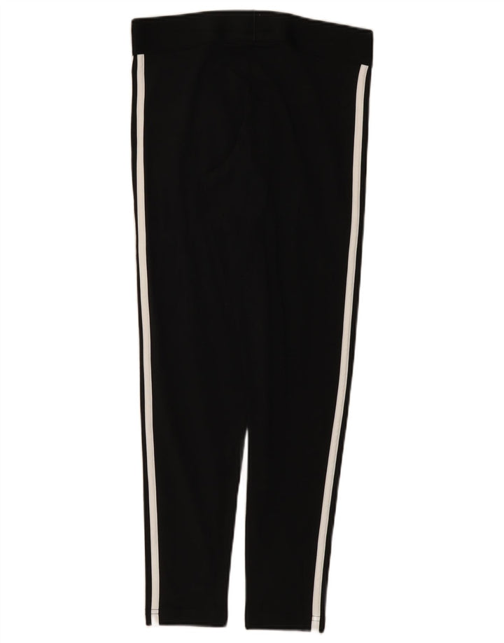Adidas Dame Leggings UK 12/14 Medium Sort Bomuld