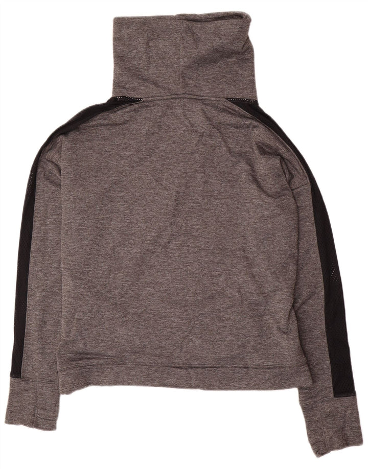 Under Armour Dame Loose Fit Sweatshirt Jumper UK 16 Large Grå Polyester