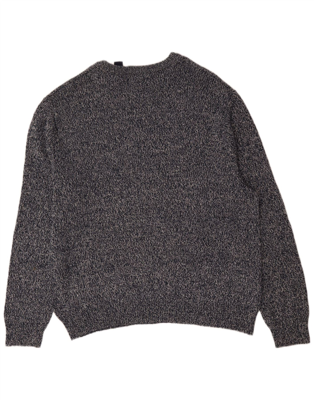Chaps Herre Crew Neck Jumper Sweater 2XL Navy Blue Flecked Bomuld