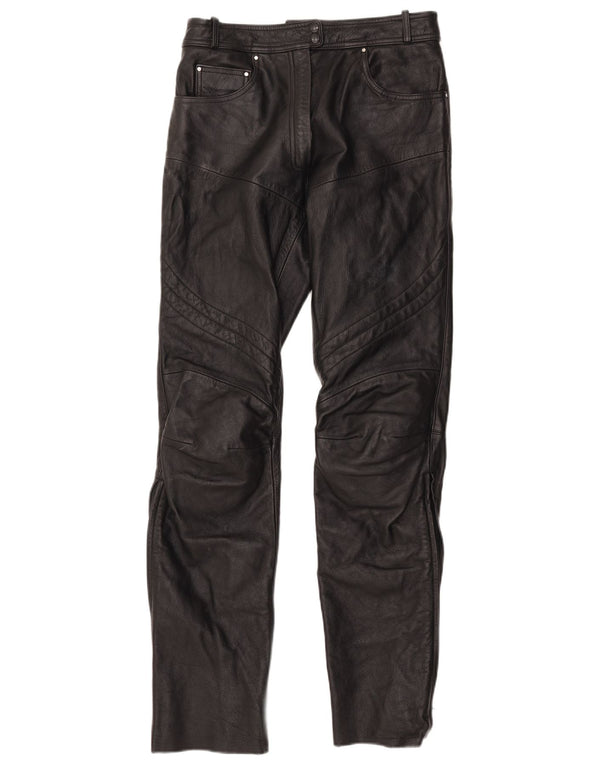 Richa Moto Racer læderbukser til kvinder UK 14 Large W30 L35 sort læder