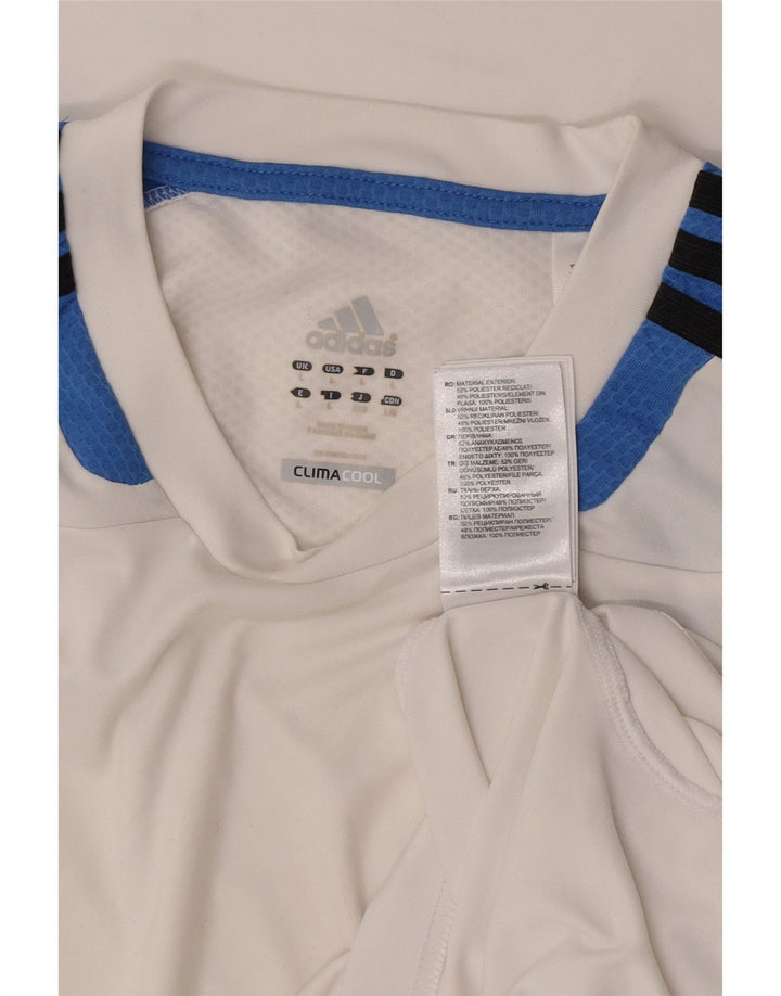 Adidas Herre Climacool Vest Top Stor Hvid Colourblock Polyester
