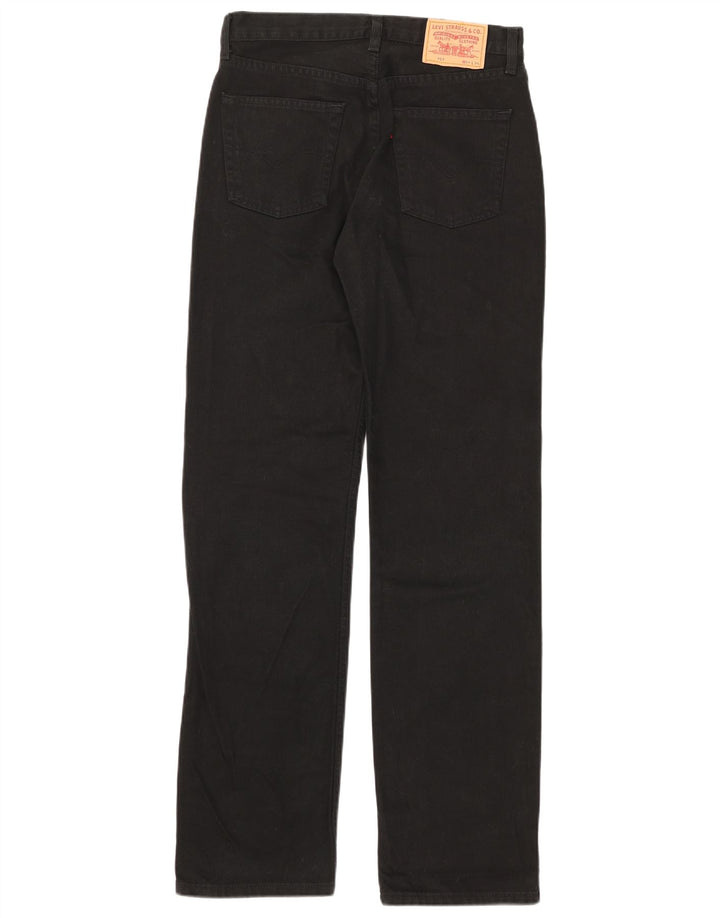 Levi's Herre 751 Straight Jeans W31 L34 Sort Bomuld