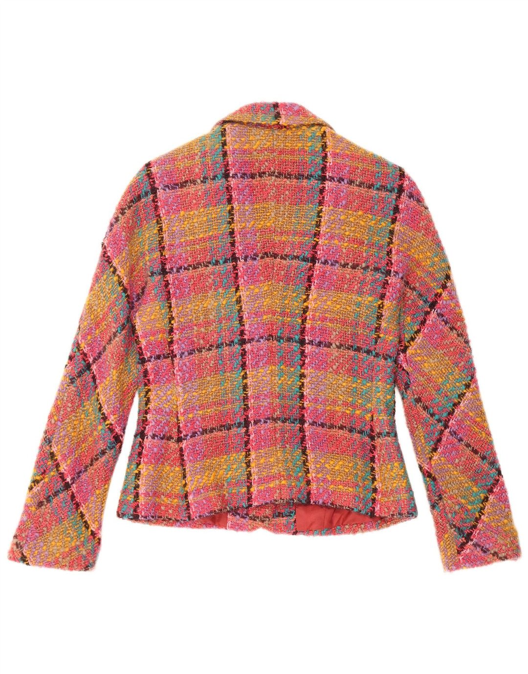 Gerard Darel Dame 3-knaps blazerjakke IT 38 XS Pink ternet uld